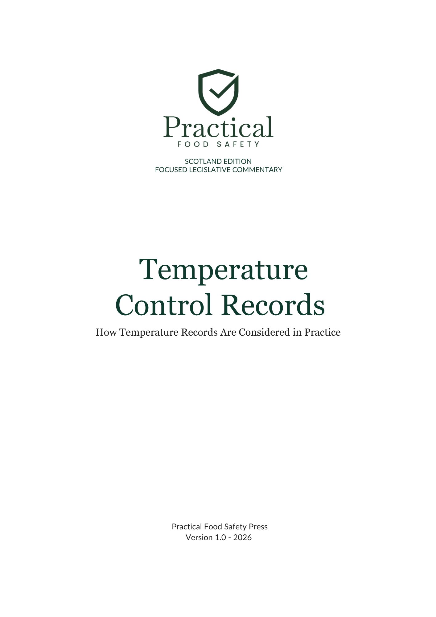 Temperature Control Records cover